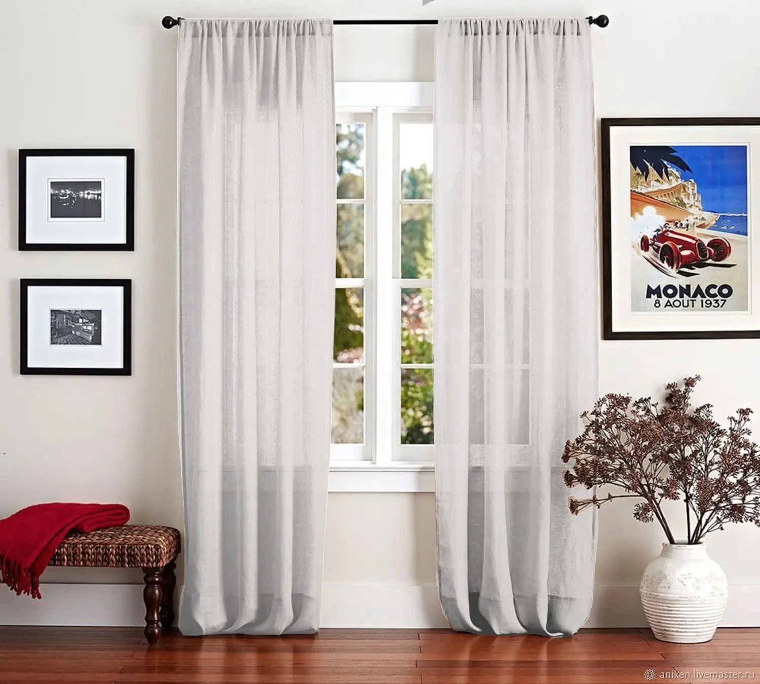 Sheer Linen Curtains