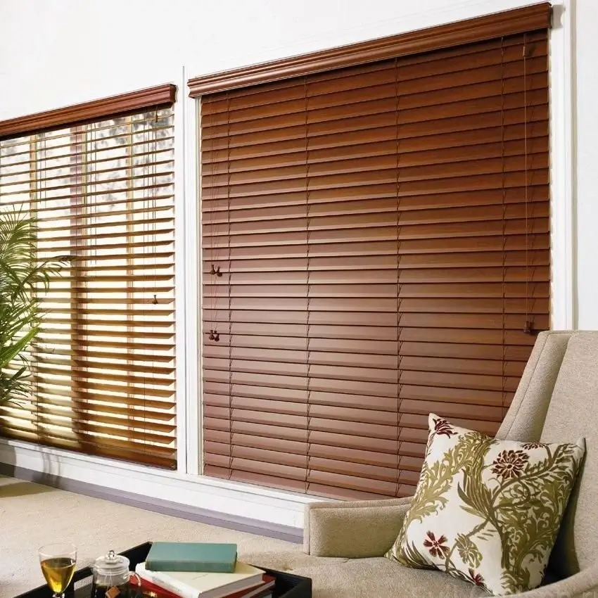 Sustainably sourced wood for blinds